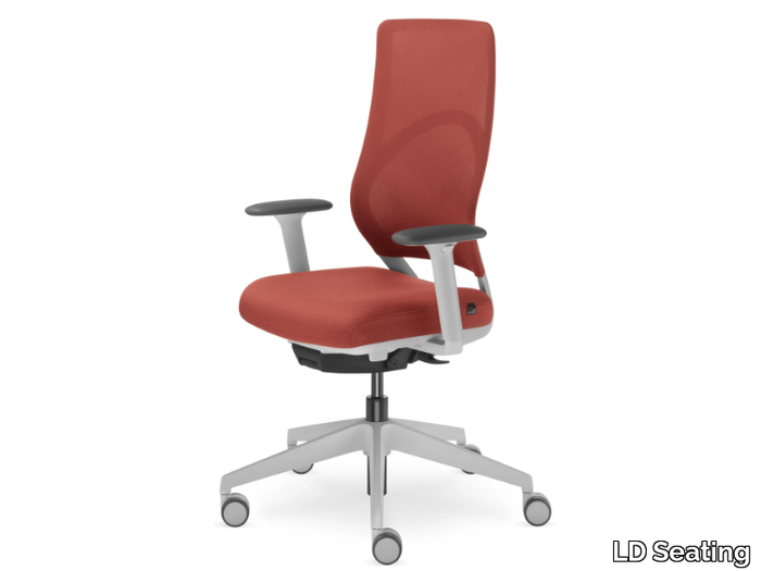 ARCUS 241 - Swivel office chair with armrests with 5-Spoke base _ LD Seating