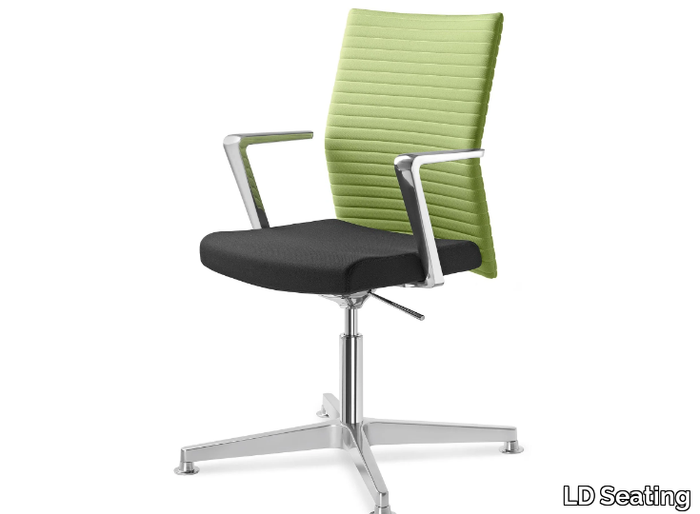 ELEMENT 440-RA F34-N6 - With 4-spoke base chair with armrests _ LD Seating