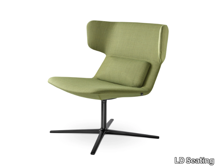 FLEXI LOUNGE FL-L-N1 - Swivel fabric armchair with 4-spoke base _ LD Seating