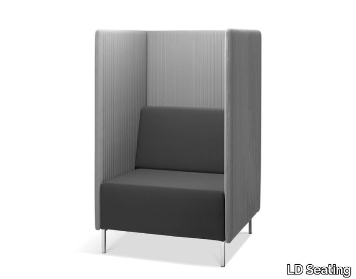 KUBIK BOX KB1 - Fabric armchair high-back _ LD Seating