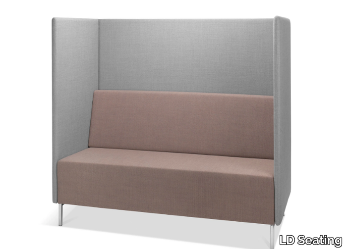 KUBIK BOX KB2 - 2 seater high-back fabric sofa _ LD Seating