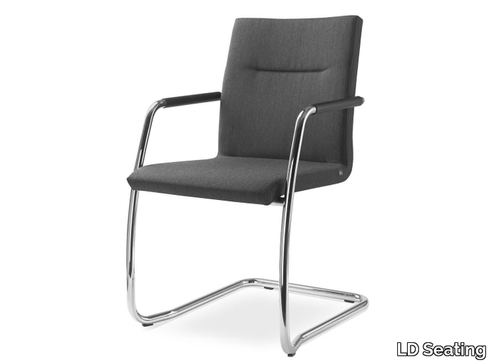 SEANCE CARE 076-Z-N4 - Cantilever fabric training chair _ LD Seating