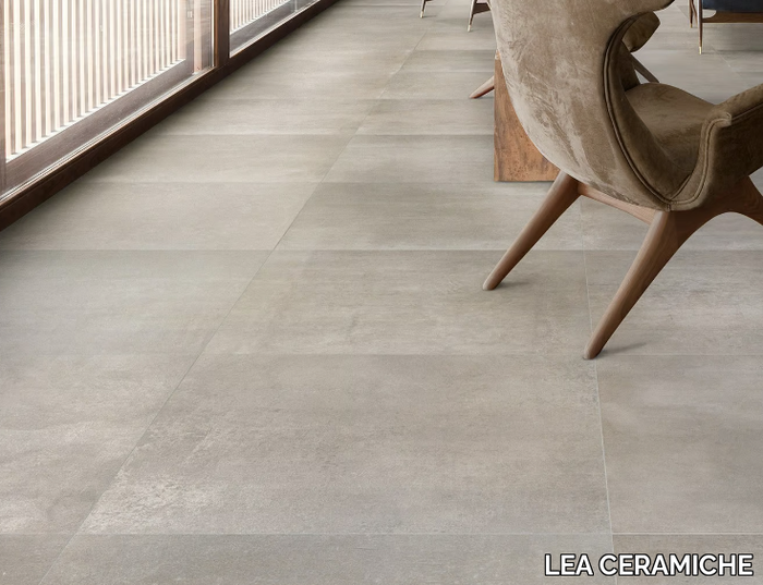 DISTRICT STREET - Antibacterial wall/floor tiles with concrete effect _ LEA CERAMICHE