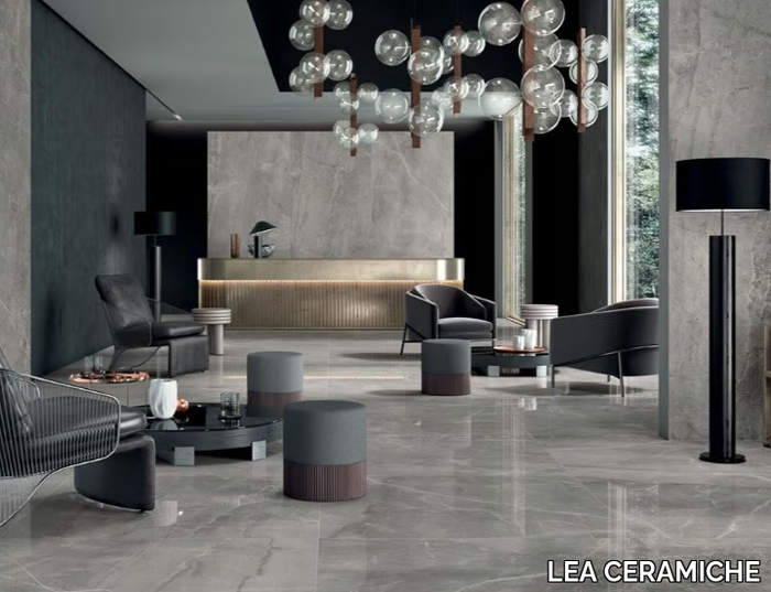 GRAY MARBLE - Laminated stoneware wall/floor tiles with marble effect _ LEA CERAMICHE