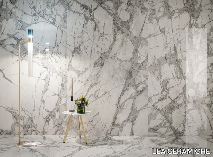 DELIGHT INVISIBLE LIGHT - Porcelain stoneware wall/floor tiles with marble effect _ LEA CERAMICHE