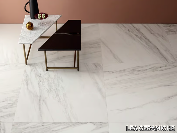 DELIGHT VENATO BIANCO - Porcelain stoneware wall/floor tiles with marble effect _ LEA CERAMICHE