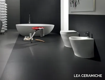 BASALTINA STONE PROJECT STUCCATA - Laminated stoneware wall/floor tiles _ LEA CERAMICHE