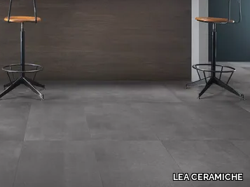 DISTRICT ROUTE - Antibacterial wall/floor tiles with concrete effect _ LEA CERAMICHE