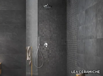 WATERFALL DARK FLOW - Porcelain stoneware wall/floor tiles with stone effect _ LEA CERAMICHE