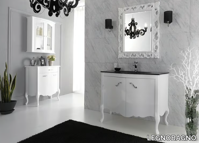 NARCISO 1 - Vanity unit with doors _ LEGNOBAGNO