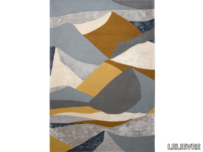 LANDSCAPE - Patterned rectangular wool rug _ LELIEVRE