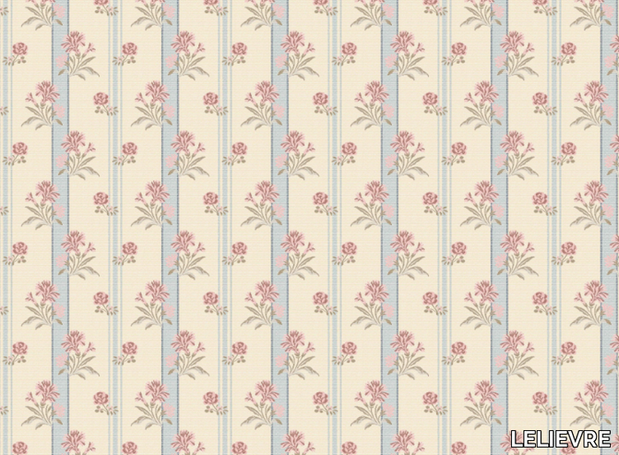 MADEMOISELLE - Striped nonwoven wallpaper _ LELIEVRE