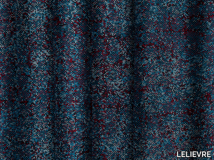 PUNTI - Tweed solid-color polyester fabric _ LELIEVRE