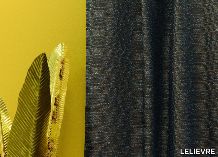 MANGROVE - Solid-color polyester fabric for curtains _ LELIEVRE