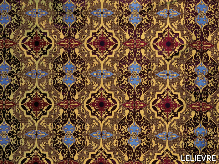 TASSINARI & CHATEL - TOLEDE - Classic style damask silk fabric _ LELIEVRE