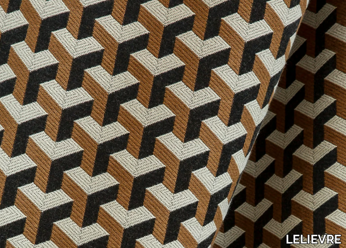 CERAMIC - Trevira® CS upholstery fabric with graphic pattern for curtains _ LELIEVRE