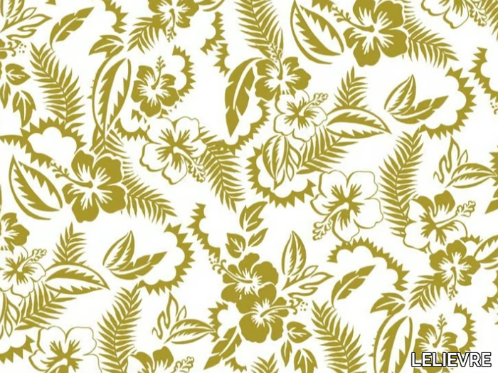 JEAN PAUL GAULTIER - JAMAIQUE - Nonwoven wallpaper with floral pattern _ LELIEVRE