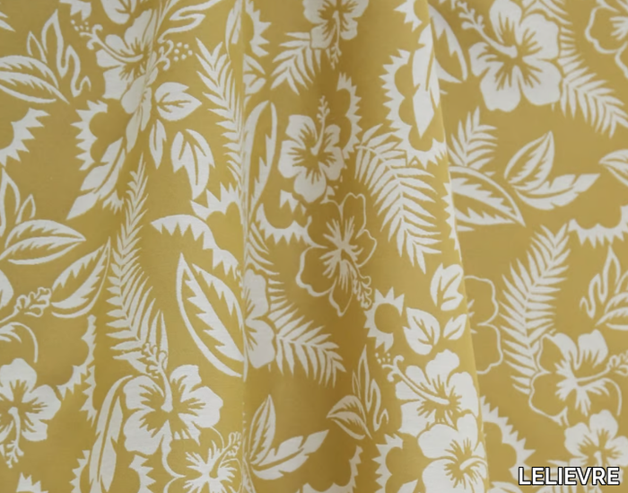 JEAN PAUL GAULTIER - NOOREA - Jacquard polyester fabric with floral pattern _ LELIEVRE