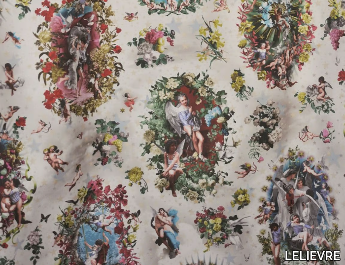 JEAN PAUL GAULTIER - ANGELOTS - Multi-colored cotton fabric _ LELIEVRE