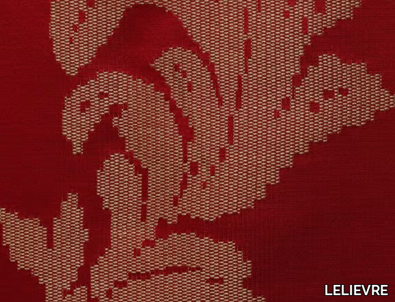 ASUKA - Damask linen fabric _ LELIEVRE