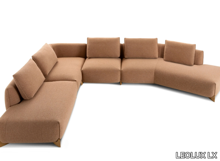 LXR29 - Corner fabric sofa _ LEOLUX LX