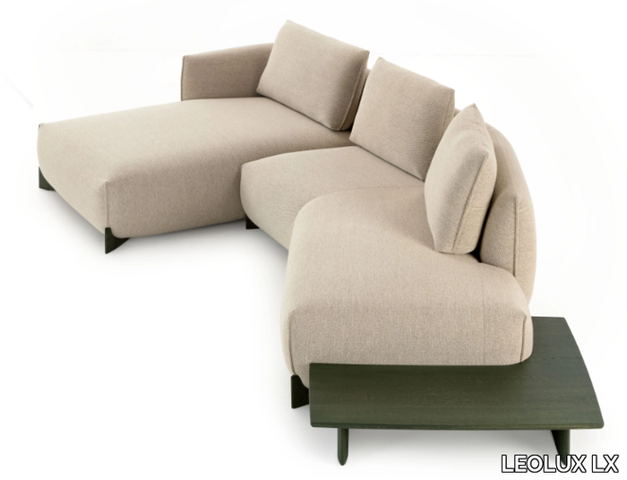 LXR29 - Fabric sofa with chaise longue _ LEOLUX LX