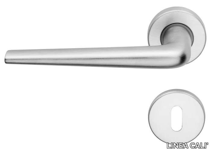 BRIXIA ZINCRAL - Classic style metal door handle with lock _ LINEA CALI'