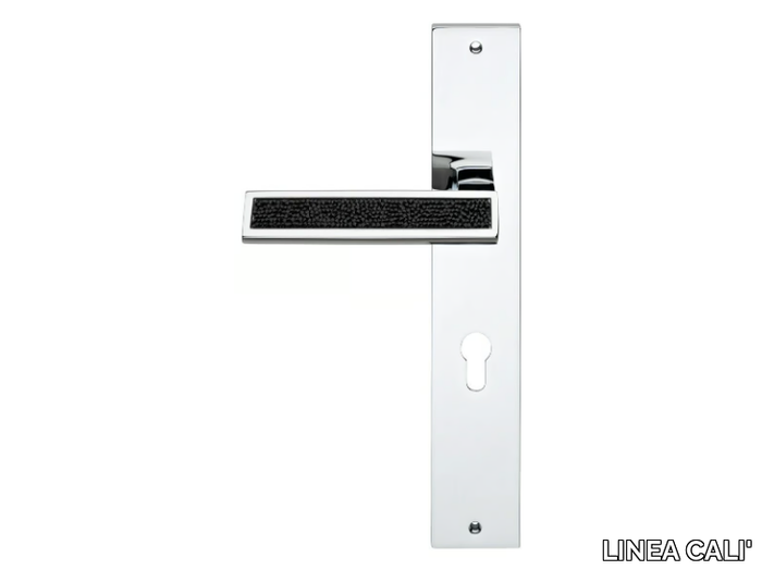 RIFLESSO ROCKS - Contemporary style door handle with Swarovski® Crystals on back plate _ LINEA CALI'