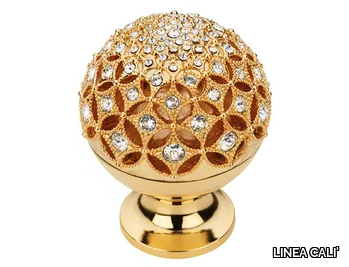 SOGNO - Brass furniture knob with Swarovski® Crystals _ LINEA CALI'