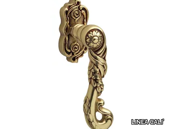 POESIA - DK chromed brass window handle on rose _ LINEA CALI'