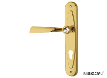 ELIKA CRYSTAL - Chromed brass door handle with Swarovski® Crystals on back plate _ LINEA CALI'