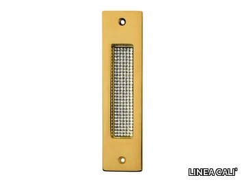 PROFILO MESH - Recessed chromed brass door handle with Swarovski® Crystals _ LINEA CALI'