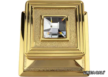 OPERA CRYSTAL - Chromed brass door knob _ LINEA CALI'