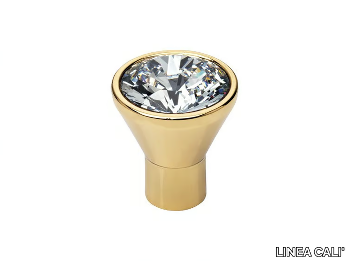 DIAMANTE - Brass furniture knob with Swarovski® Crystals _ LINEA CALI'