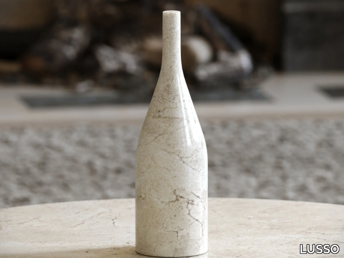 VINO - Crema Marfil marble decorative object _ LUSSO