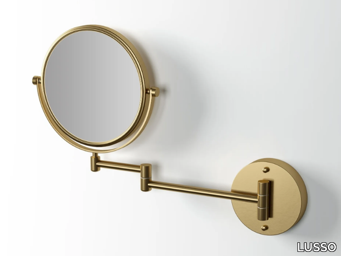 VOGUE - Double-sided round wall-mounted shaving mirror _ LUSSO