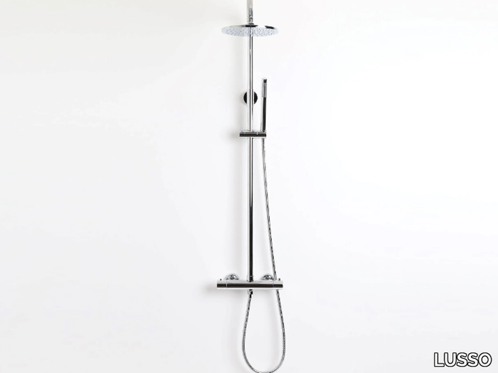 ELEGANCE - 3 hole single handle shower tap with hand shower _ LUSSO