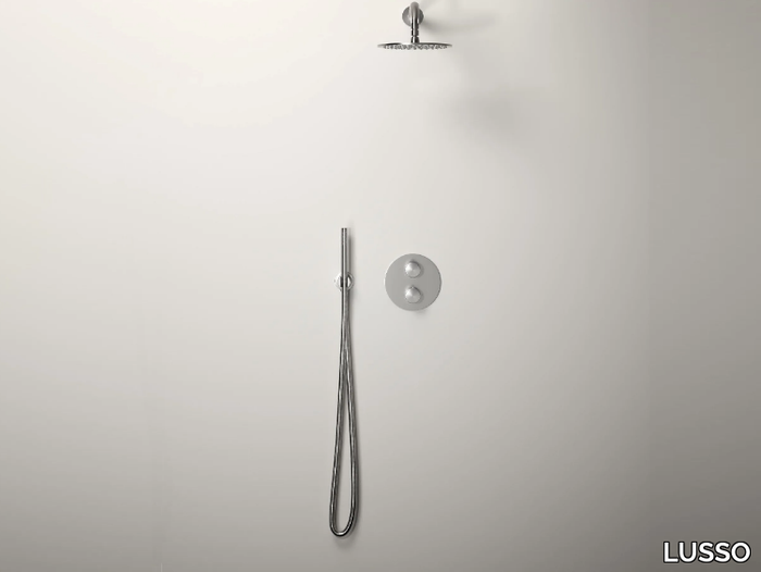 LUXE - 4 hole Recessed shower tap with hand shower _ LUSSO