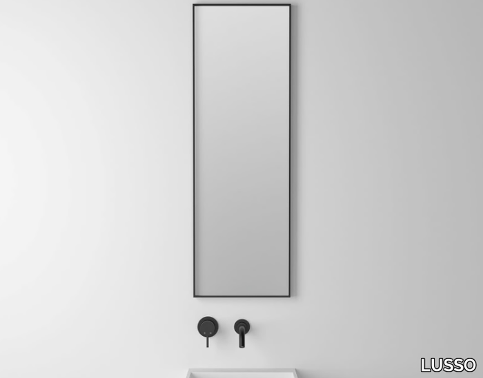 LUXE - Rectangular framed wall-mounted mirror _ LUSSO