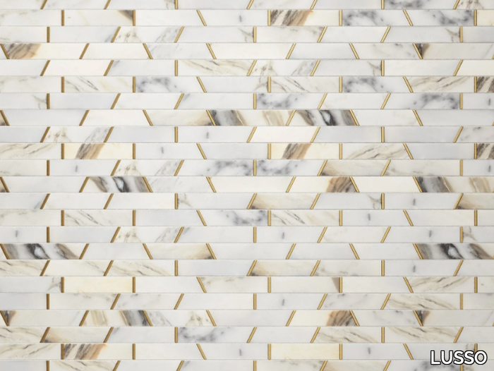 RIVIERA - Indoor Calacatta marble wall tiles _ LUSSO