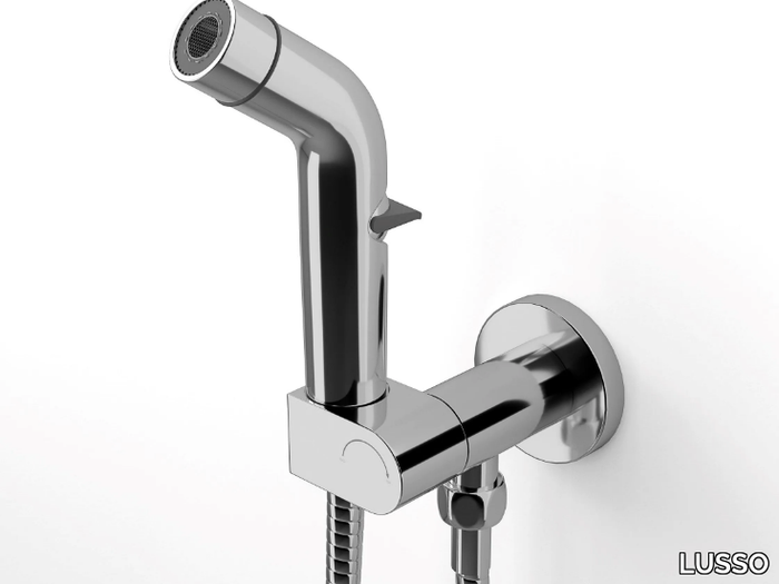 Toilet-jet handspray - Stainless steel toilet-jet handspray with mixer tap _ LUSSO