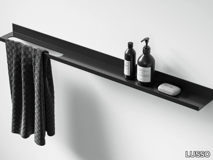 DESIGNO - Stainless steel bathroom wall shelf _ LUSSO