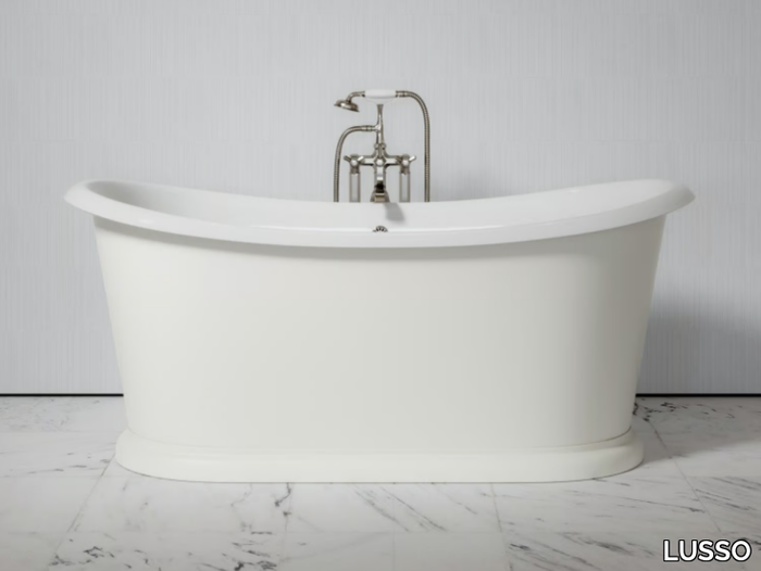 ELLINGTON - Freestanding oval cast iron bathtub _ LUSSO