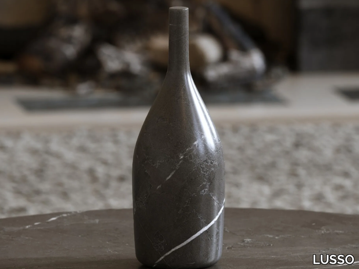 FRIZZANTE - Pietra Grey marble decorative object _ LUSSO