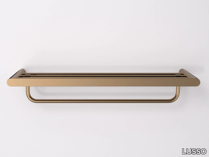 LUXE - Stainless steel bathroom wall shelf _ LUSSO