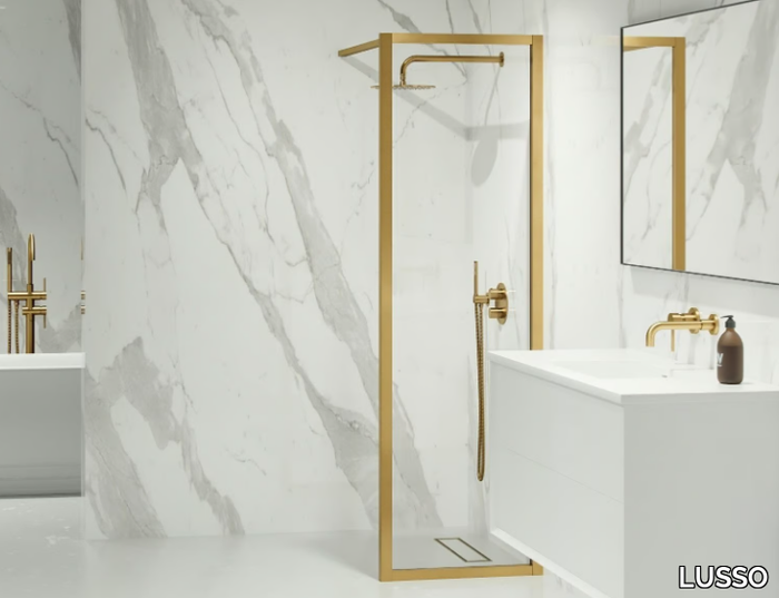 MAYFAIR - Corner modular glass shower cabin _ LUSSO