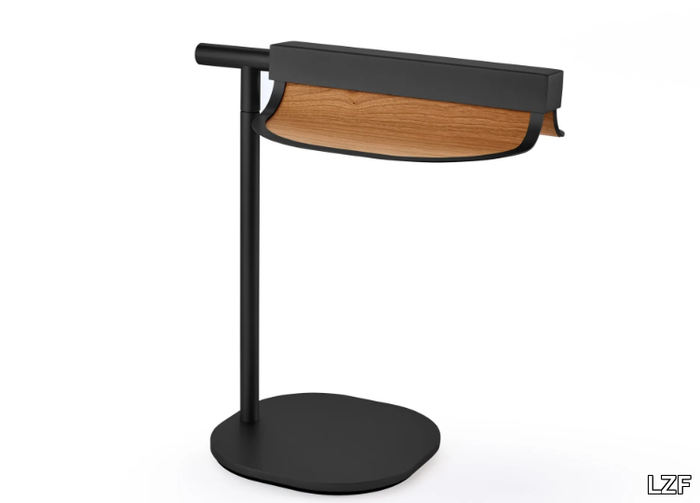 OMMA M1 - LED adjustable metal and wood veneer table lamp _ LZF