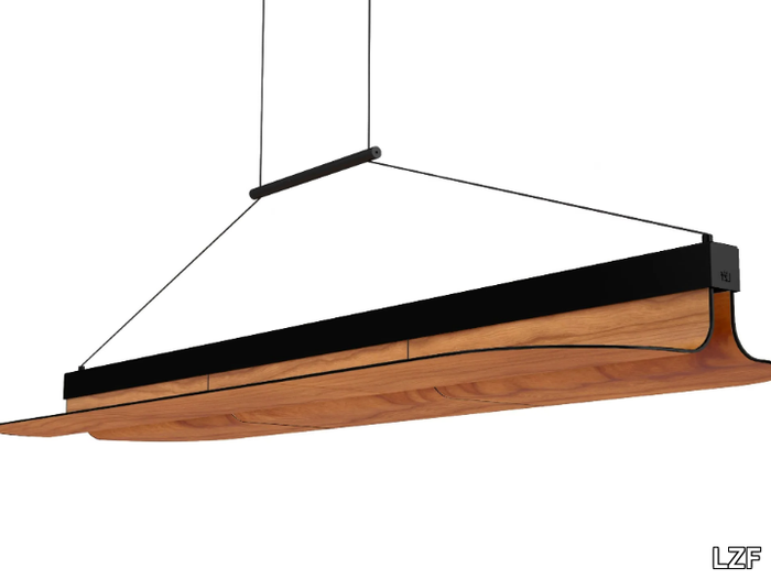 OMMA S120 - LED wood veneer pendant lamp _ LZF