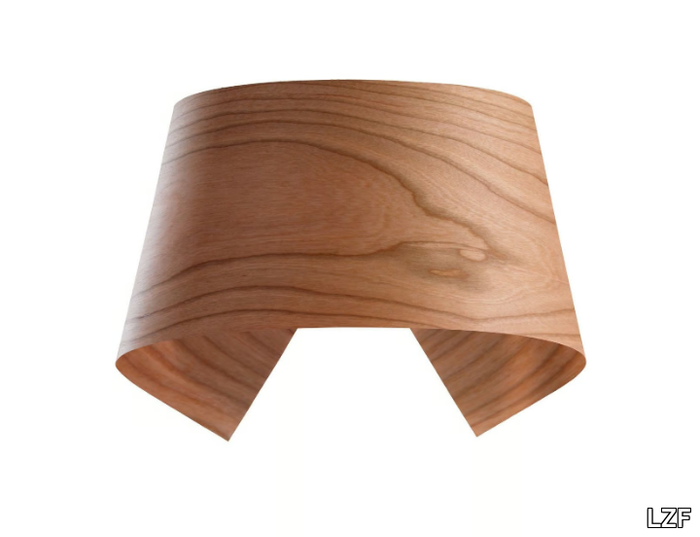 HI-COLLAR - Handmade wood veneer wall lamp _ LZF