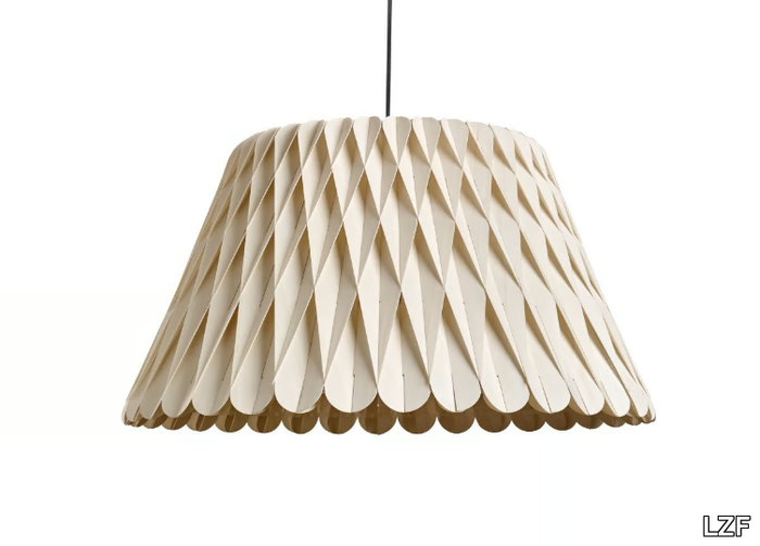 LOLA - Handmade wood veneer pendant lamp _ LZF